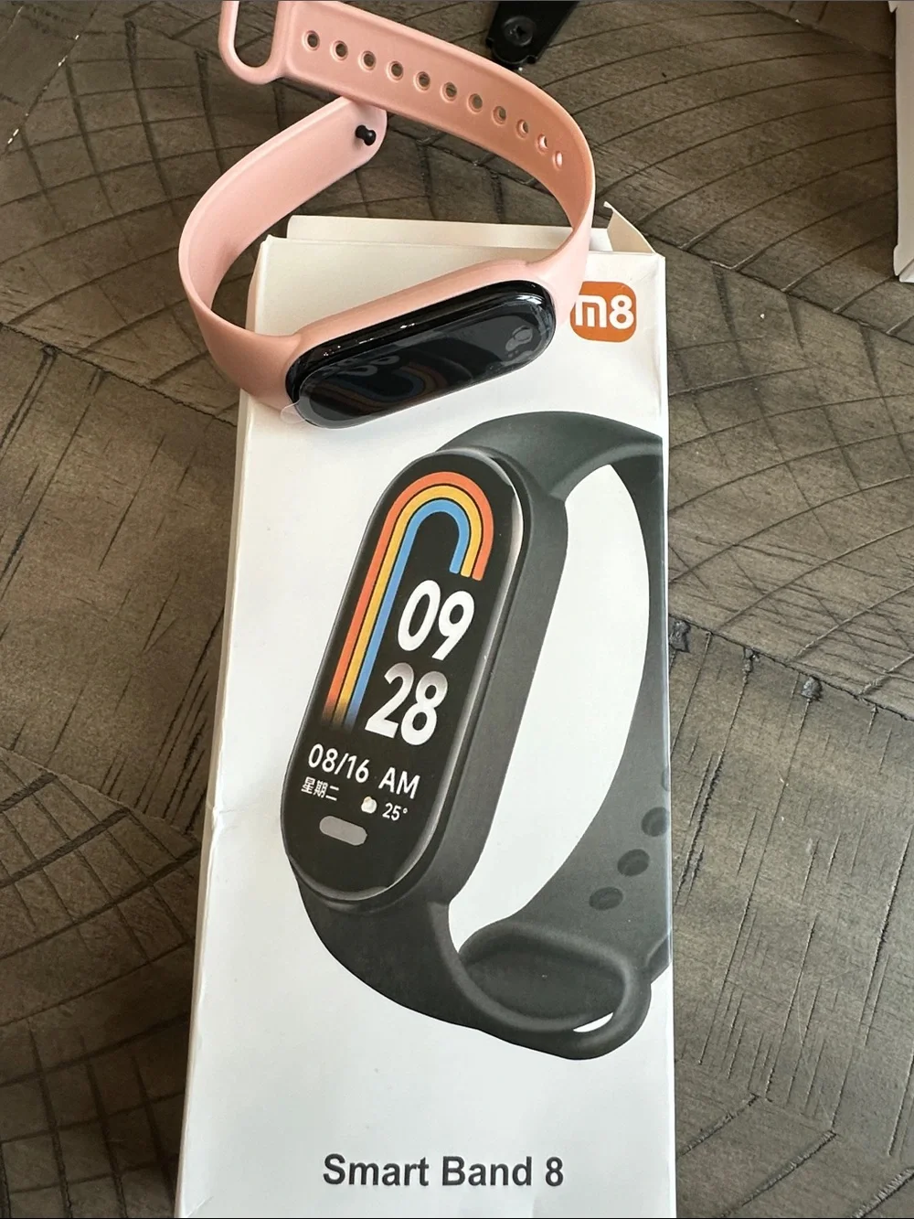 Smart Band 8 Fitness Tracker – Pink